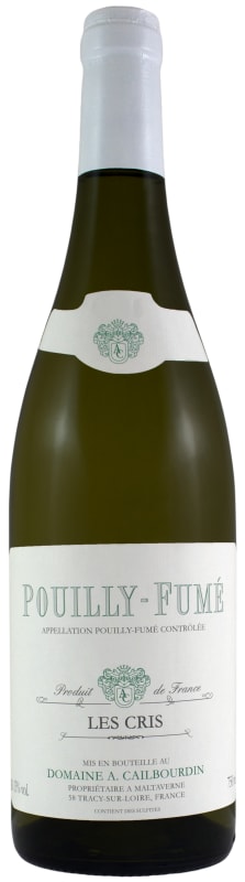 Domaine Cailbourdin Pouilly-Fume Les Cris 2017 Front Bottle Shot