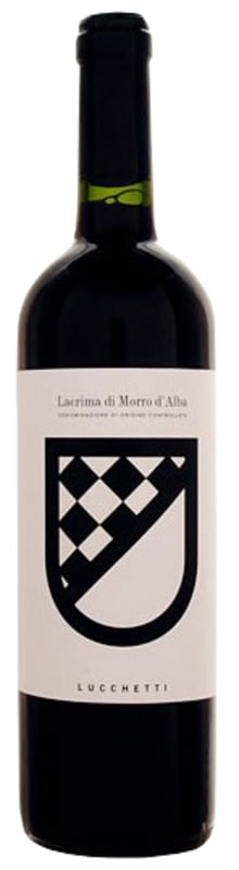 Lucchetti Lacrima Di Morro d'Alba 2017 Front Bottle Shot