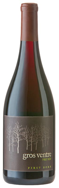 Gros Ventre Cellars First Born Pinot Noir 2015 Front Bottle Shot