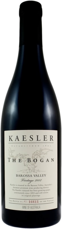 Kaesler The Bogan Shiraz 2012 Front Bottle Shot