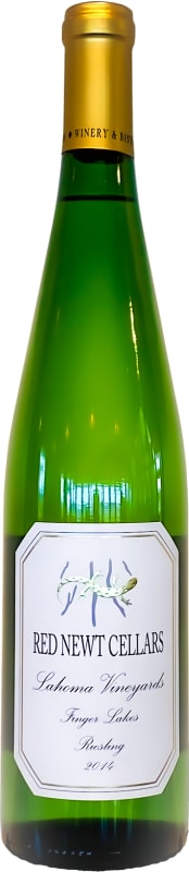 Red Newt Cellars Lahoma Vineyards Riesling 2014 Front Bottle Shot