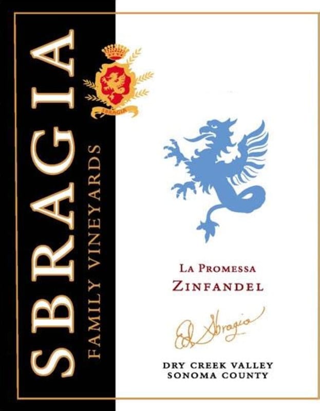 Sbragia La Promessa Zinfandel 2011 Front Label