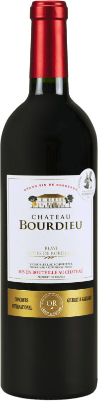 Chateau Bourdieu 2020 Front Bottle Shot