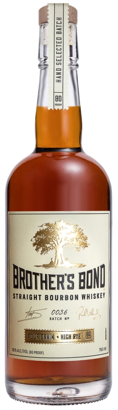 Brother's Bond Straight Bourbon Whiskey Front Bottle Shot