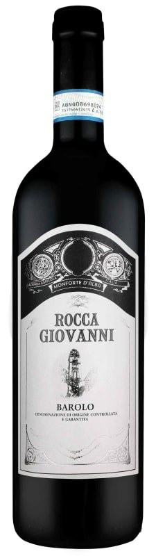 Rocca Giovanni Barolo 2017 Front Bottle Shot