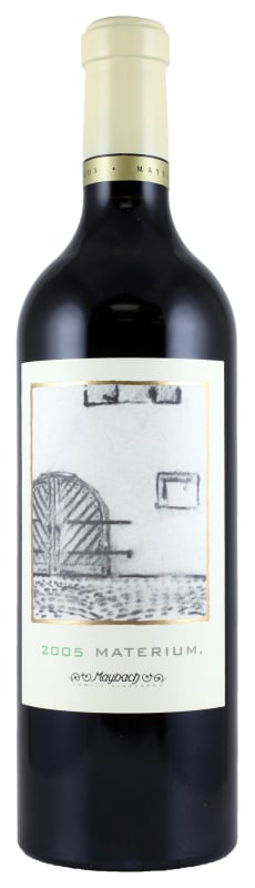 Maybach Family Vineyards Materium 2005 Front Bottle Shot
