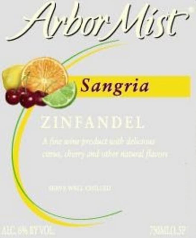 Arbor Mist Winery Sangria Zinfandel Front Label