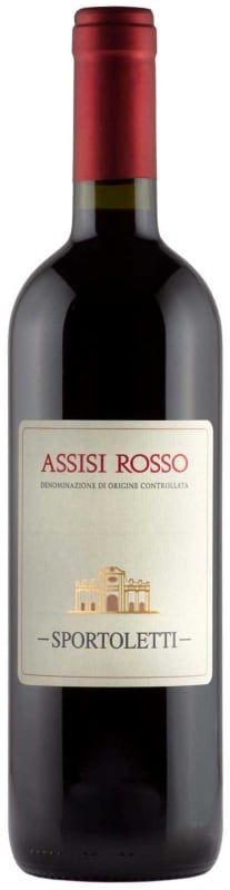 Sportoletti Assisi Rosso 2016 Front Bottle Shot