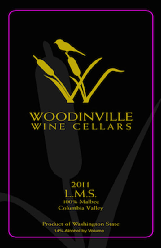 Woodinville Wine Cellars L.M.S. Malbec 2011 Front Label