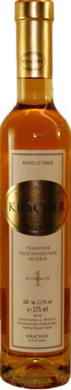 Kracher Traminer TBA Nouvelle Vague No. 1 (375ML half-bottle) 2011 Front Bottle Shot