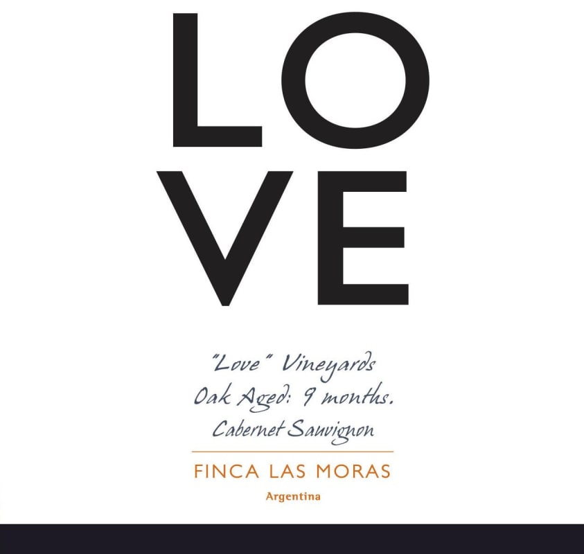 Finca Las Moras Love Cabernet Sauvignon 2015 Front Label