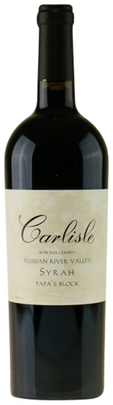 Carlisle Papa's Block Syrah 2023 Front Bottle Shot