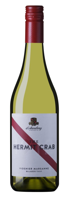 d'Arenberg The Hermit Crab Viognier Marsanne 2022 Front Bottle Shot