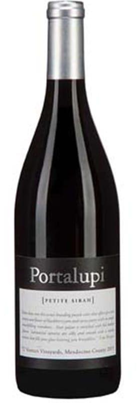 Portalupi Petite Sirah 2018 Front Bottle Shot