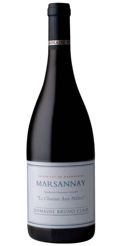 Bruno Clair Marsannay La Charme Aux Pretres 2019 Front Bottle Shot
