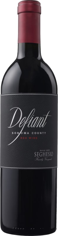 Seghesio Defiant Red Wine 2016 Front Bottle Shot