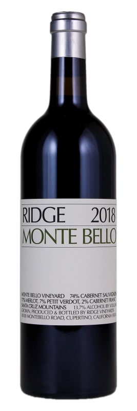 Ridge Monte Bello 2018 | Wine.com