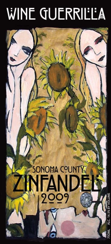 Wine Guerrilla Zinfandel 2009 Front Label
