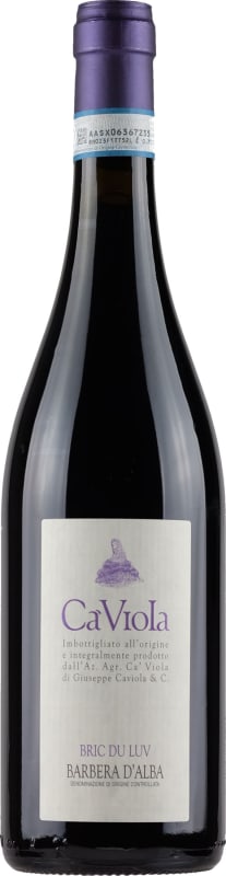 Ca'Viola Bric du Luv Barbera d'Alba 2015 Front Bottle Shot