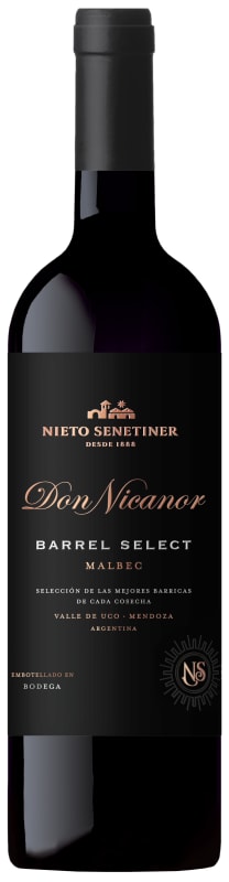 Nieto Senetiner Don Nicanor Barrel Select Malbec 2021 Front Bottle Shot