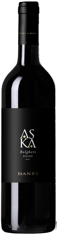 Banfi Aska Bolgheri Rosso 2017 Front Bottle Shot
