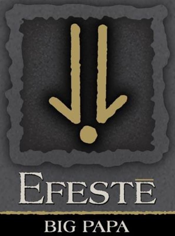 Efeste Big Papa Cabernet Sauvignon 2013 Front Label