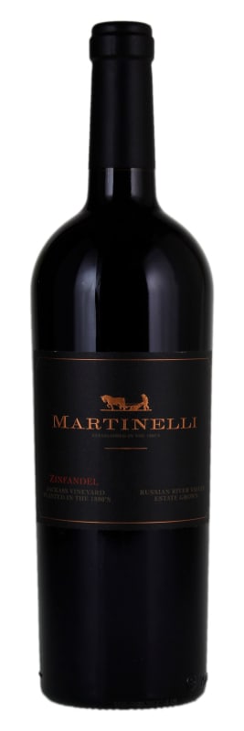 Martinelli Jackass Vineyard Zinfandel 2019 Front Bottle Shot
