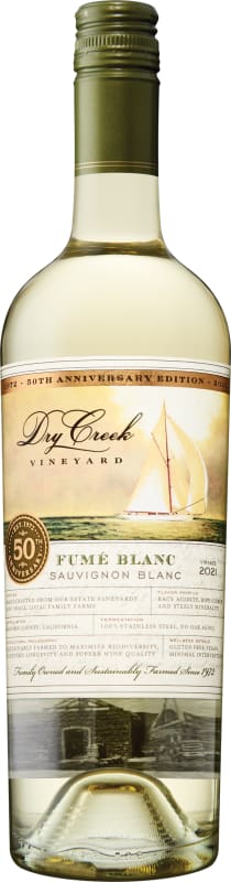 Dry Creek Vineyard Fume Blanc 2021 Front Bottle Shot