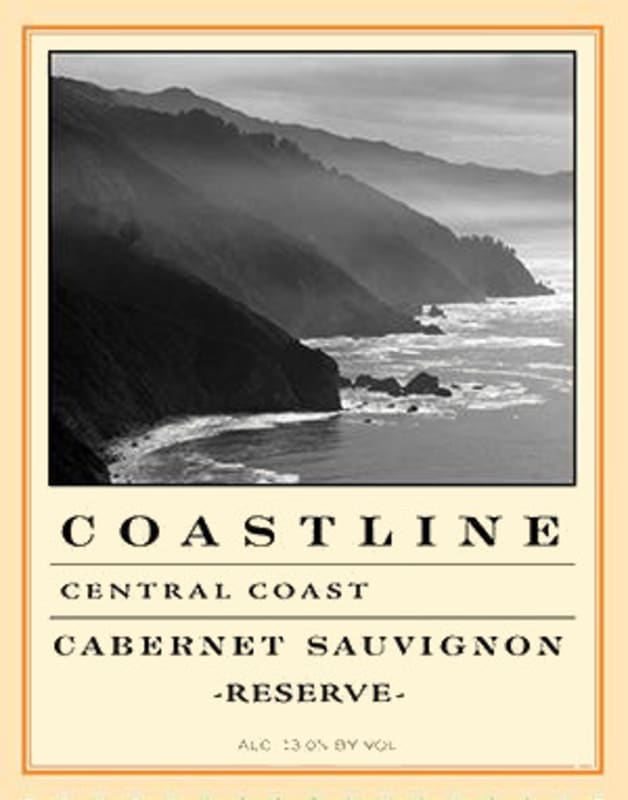 Coastline Reserve Cabernet Sauvignon 2016 Front Label