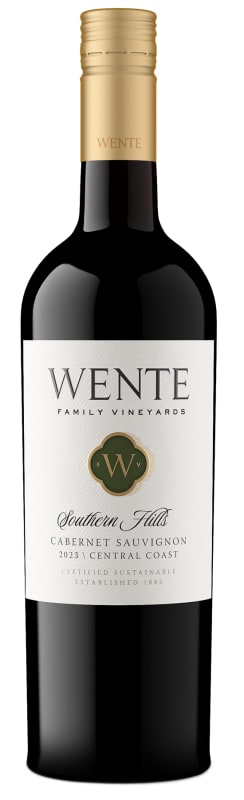 Wente Southern Hills Cabernet Sauvignon 2023 Front Bottle Shot