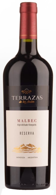Terrazas de los Andes Reserva Malbec 2016 Front Bottle Shot