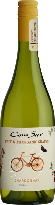 Cono Sur Organic Chardonnay 2022 Front Bottle Shot
