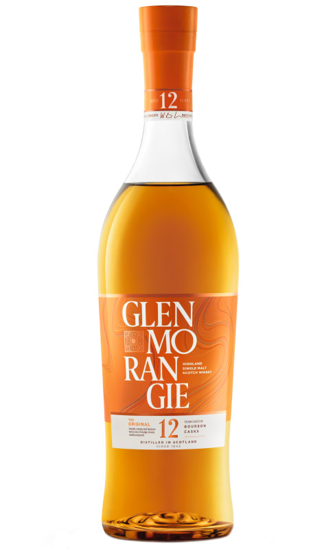 Glenmorangie 12 Year The Original Highland Single Malt Scotch Whisky Front Bottle Shot