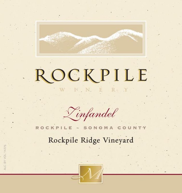 Mauritson Rockpile Rockpile Ridge Vineyard Zinfandel 2016 Front Label