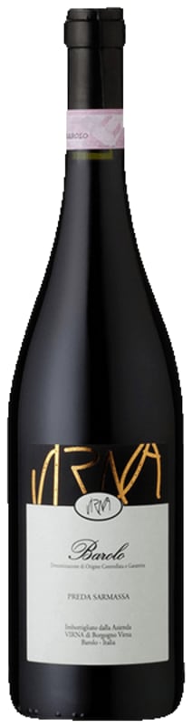Virna Borgogno Barolo Sarmassa 2018 Front Bottle Shot