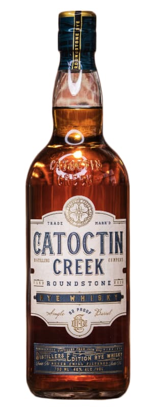 Catoctin Creek Roundstone Rye 92 Proof Whisky Front Bottle Shot