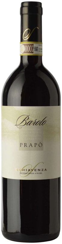 Schiavenza Barolo Prapo 2014 Front Bottle Shot