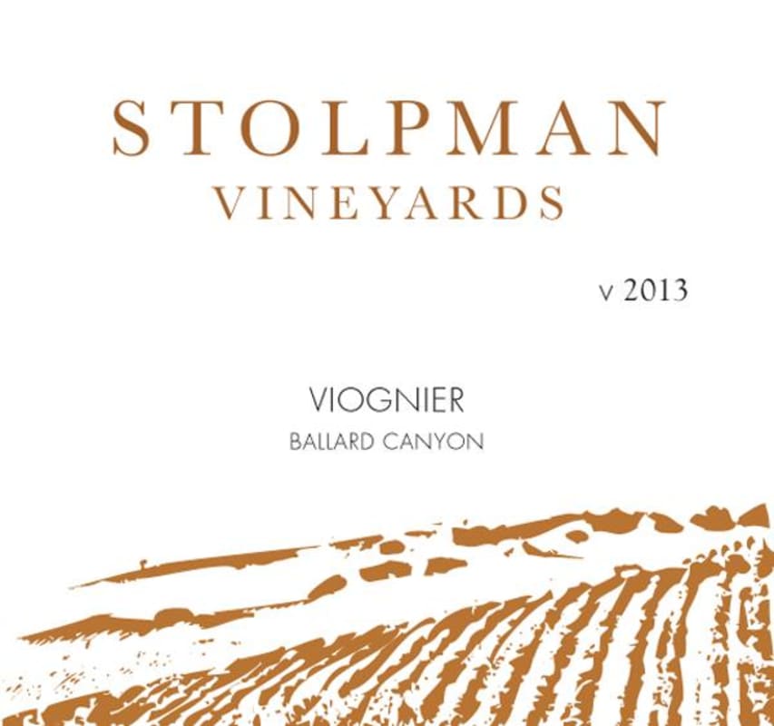 Stolpman Vineyards Ballard Canyon Viognier 2013 Front Label