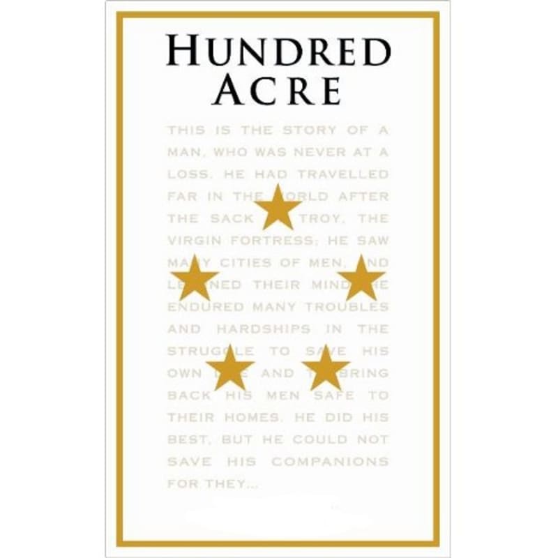 Hundred Acre Ancient Way Vineyard Summer's Block (1.5 Liter Magnum in OWC) 2007 Front Label