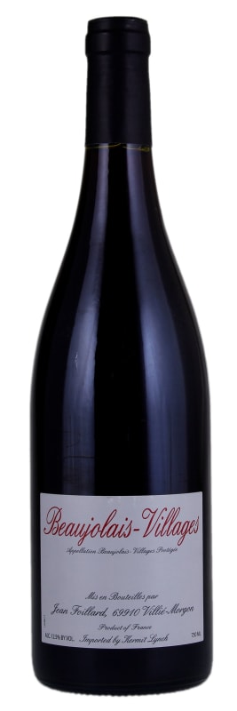 Domaine Jean Foillard Beaujolais-Villages 2024 Front Bottle Shot
