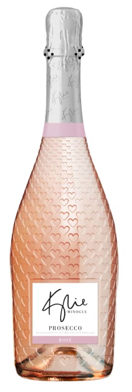 Kylie Minogue Prosecco Rose 2024 Front Bottle Shot