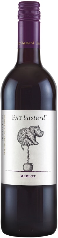 Fat Bastard Merlot 2014 Front Bottle Shot