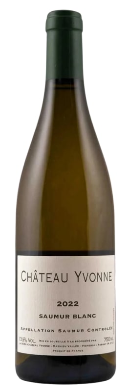 Chateau Yvonne Saumur Blanc 2022 Front Bottle Shot