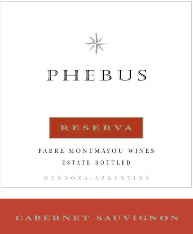 Fabre Montmayou Phebus Reserva Cabernet Sauvignon 2014 Front Label