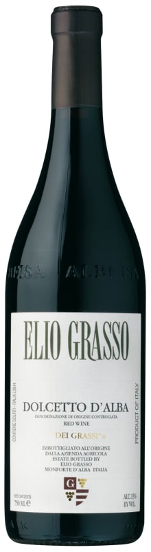 Elio Grasso Dolcetto d'Alba Dei Grassi 2016 Front Bottle Shot
