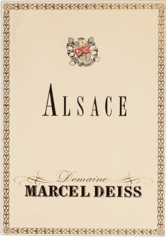 Marcel Deiss Deiss Rouge 2016 Front Label