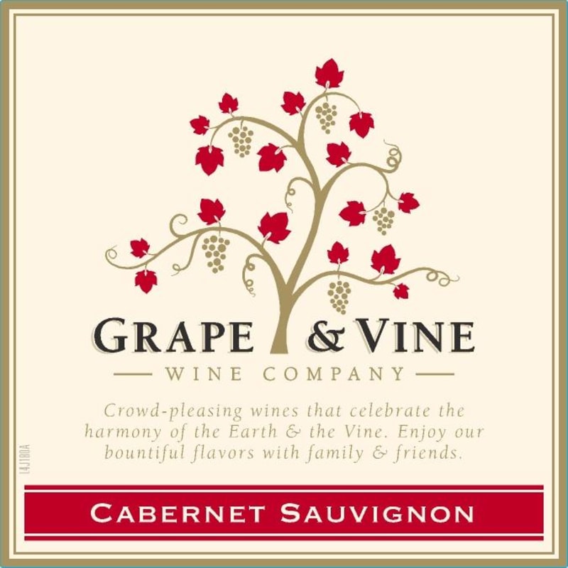 Grape & Vine Wine Company Cabernet Sauvignon Front Label