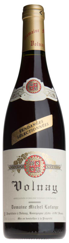 Domaine Michel Lafarge Volnay Vendanges Selectionnees 2018 Front Bottle Shot