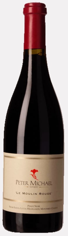 Peter Michael Le Moulin Rouge Pinot Noir 2019 Front Bottle Shot