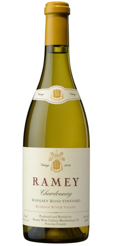 Ramey Woolsey Road Vineyard Chardonnay 2015 Front Bottle Shot